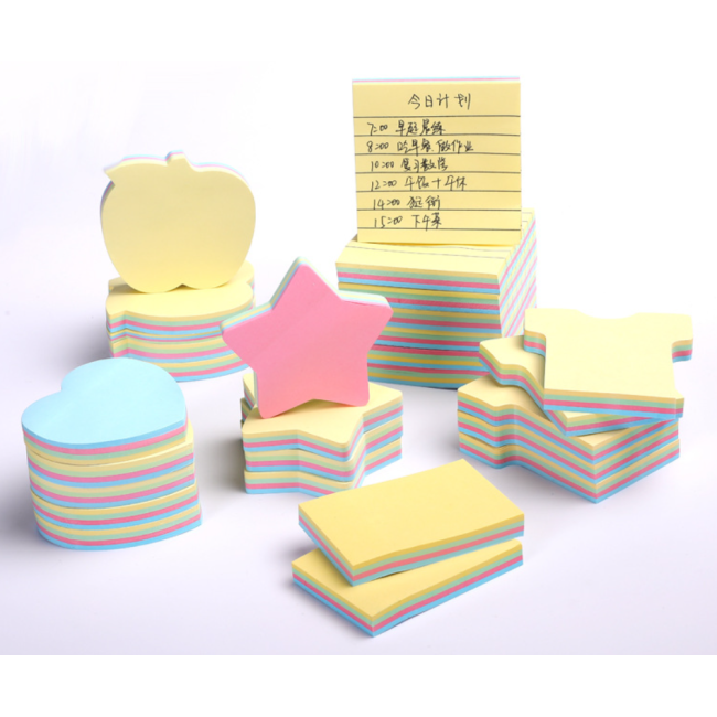 Office color post-it notes